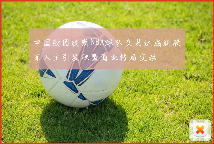 中国财团收购NBA球队交易达成新股东入主引发联盟商业格局变动
