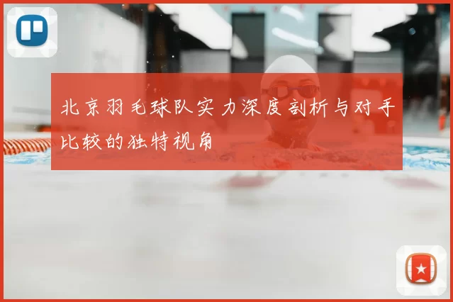 北京羽毛球队实力深度剖析与对手比较的独特视角